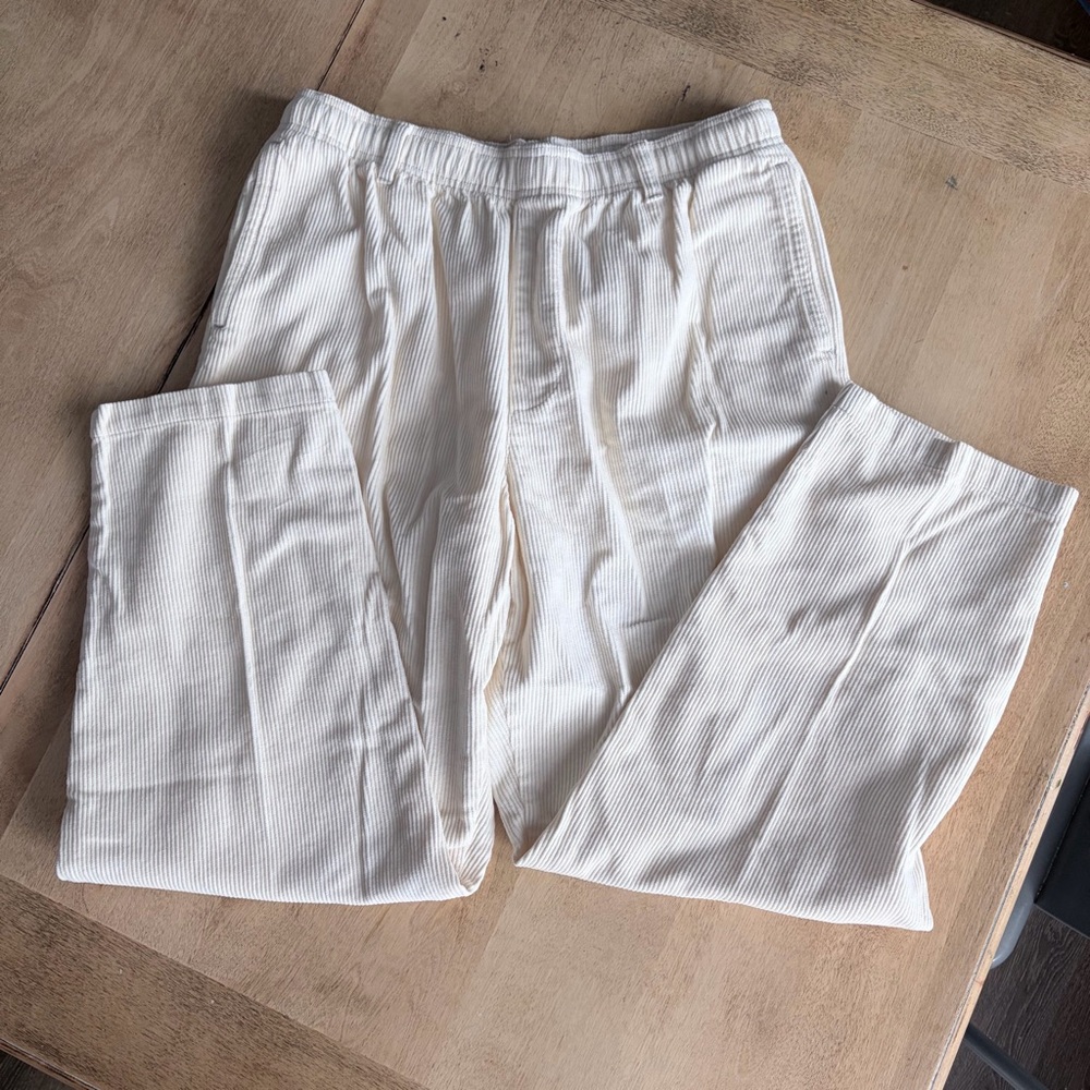 Urban Outfitters Corduroy Pants in Cream Large